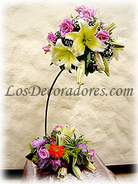 Centro de mesa doble, para d&iacute;a o noche