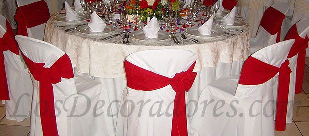 Decoraci�n de sillas - Manteler�a