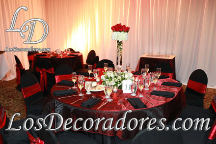 Iluminaci�n de sal�n durante la boda